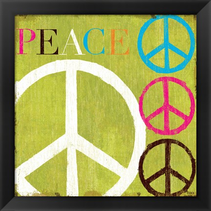 Framed Peace Print