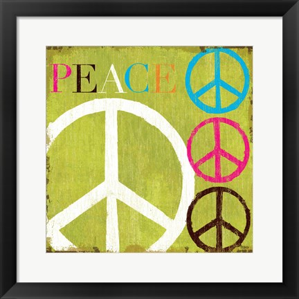 Framed Peace Print