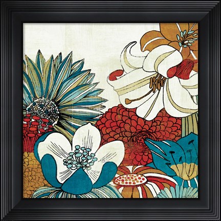 Framed Contemporary Garden II Print