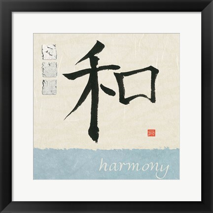 Framed Harmony Print