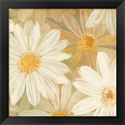 Framed Daisy Story Square II Print