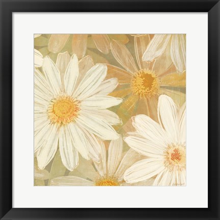 Framed Daisy Story Square II Print