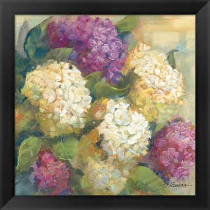 Framed Hydrangea Delight II Print