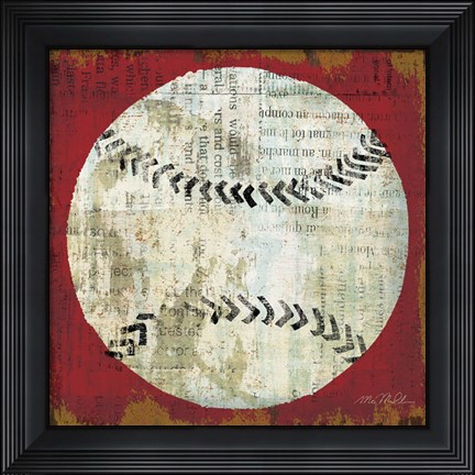 Framed Ball I Print