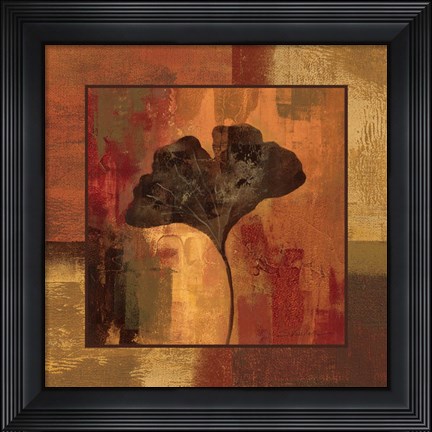 Framed October Leaf II Print