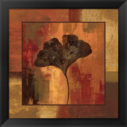 Framed October Leaf II Print