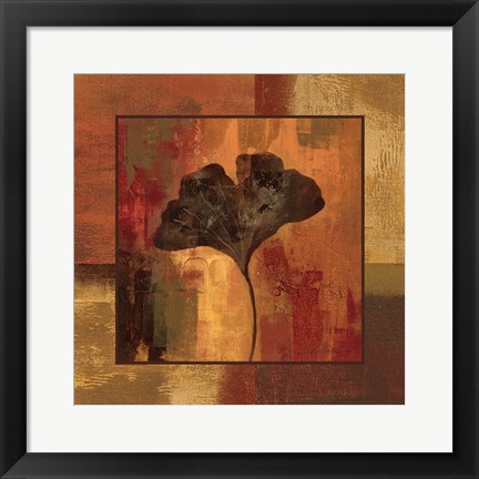 Framed October Leaf II Print