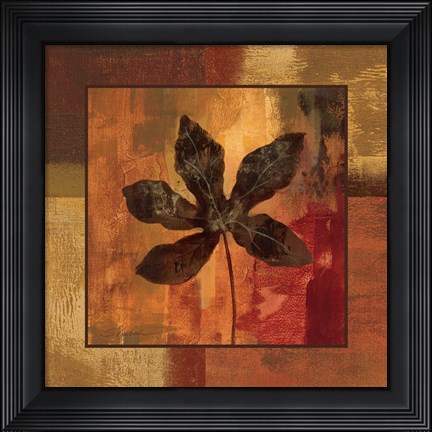 Framed October Leaf IV Print