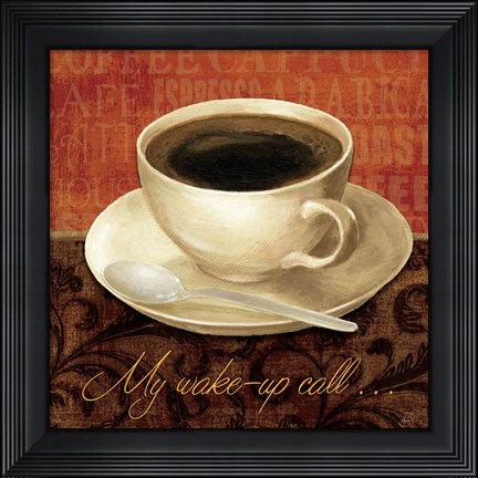 Framed Coffee Talk II Print
