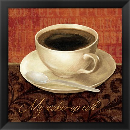 Framed Coffee Talk II Print