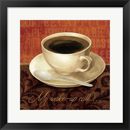 Framed Coffee Talk II Print