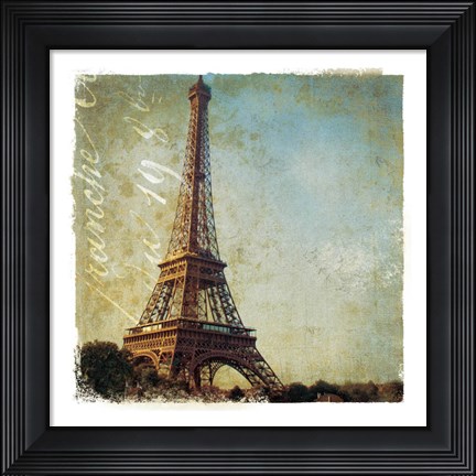 Framed Golden Age of Paris I Print
