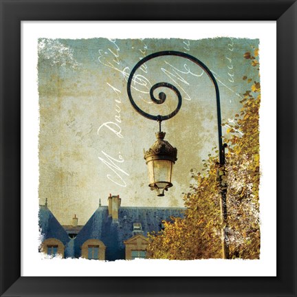 Framed Golden Age of Paris II Print