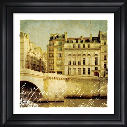 Framed Golden Age of Paris III Print