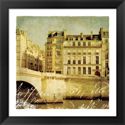 Framed Golden Age of Paris III Print