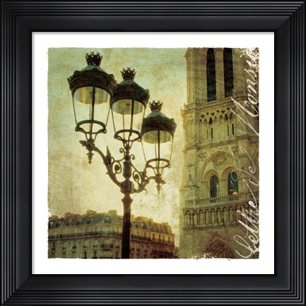 Framed Golden Age of Paris IV Print