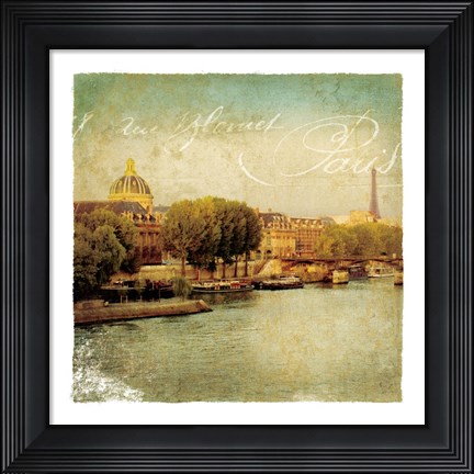 Framed Golden Age of Paris V Print