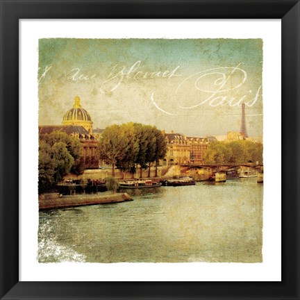 Framed Golden Age of Paris V Print