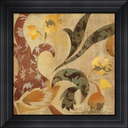 Framed Floral Fragment II Print