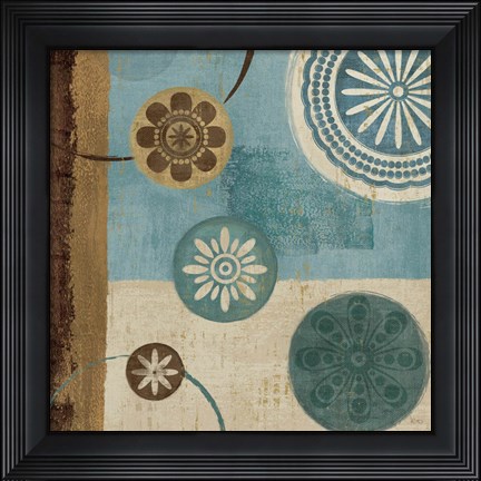Framed New Generation Blue II Print