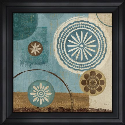 Framed New Generation Blue III Print
