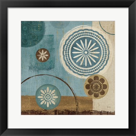 Framed New Generation Blue III Print