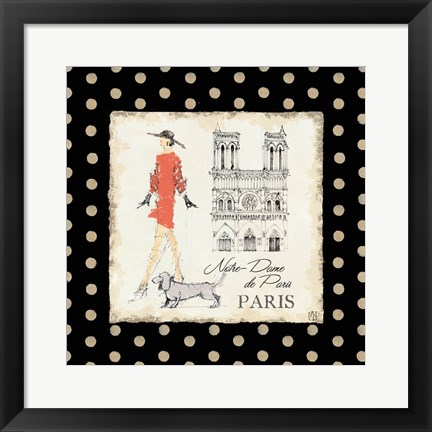 Framed Ladies in Paris IV Print