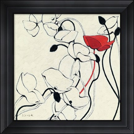 Framed Filament de Vie II Print