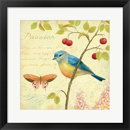 Framed Garden Passion IV Print