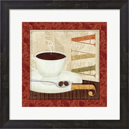 Framed Coffee Cup I Print