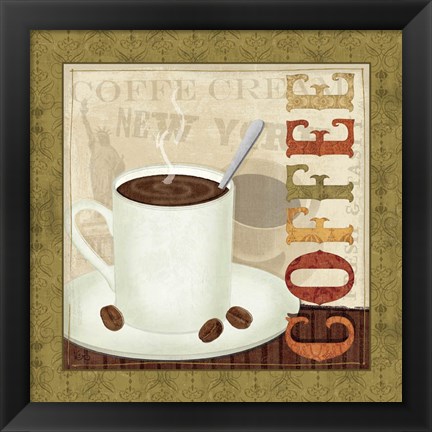 Framed Coffee Cup III Print