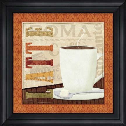 Framed Coffee Cup IV Print
