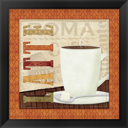 Framed Coffee Cup IV Print