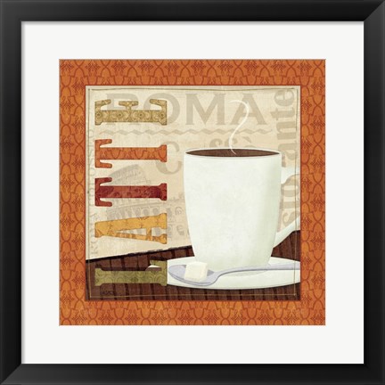Framed Coffee Cup IV Print