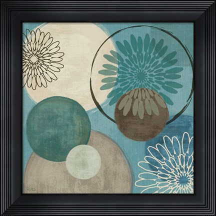 Framed Flora Mood I Print