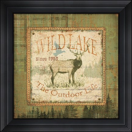 Framed Outdoor Life I Print
