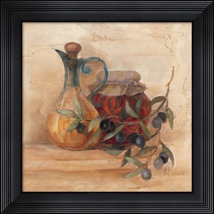 Framed Tuscan Table IV Print