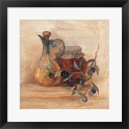 Framed Tuscan Table IV Print