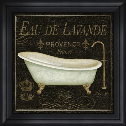 Framed Bain De Luxe I Print