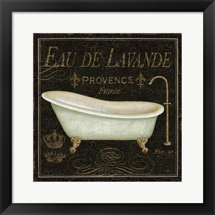 Framed Bain De Luxe I Print