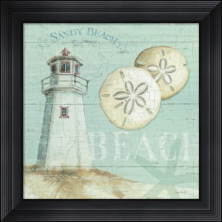 Framed Beach House I Print