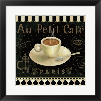 Framed Cafe Parisien II Print