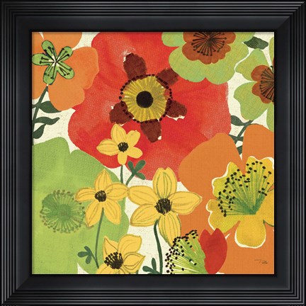 Framed Garden Brights II Print