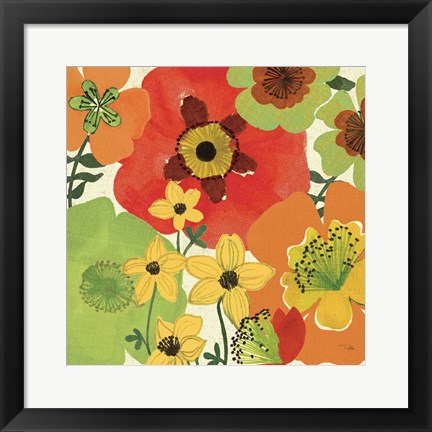Framed Garden Brights II Print