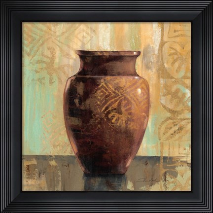 Framed Glazed Pot II Decorative Accents Print