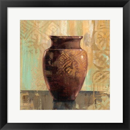 Framed Glazed Pot II Decorative Accents Print