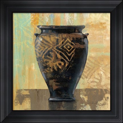 Framed Glazed Pot III Decorative Accents Print