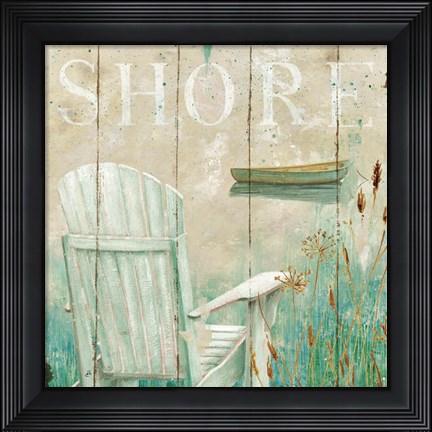 Framed Waterside III Print