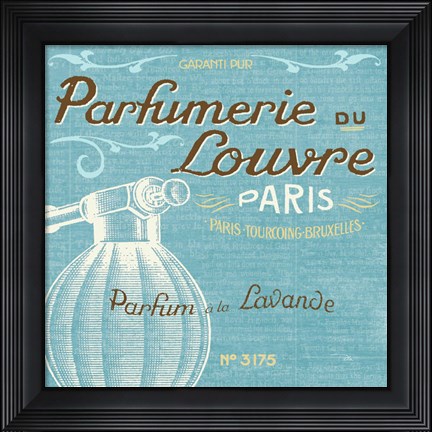 Framed Indulge Yourself Aqua II Print