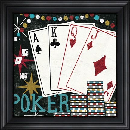 Framed Vegas - Cards Print
